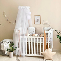 MSonya Bedding set for a newborn Happy night, Stars, gray