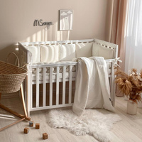MSonya Bedding set for a newborn, color milk 