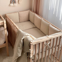 MSonya Baby Bedding Set Velvet, Mocha