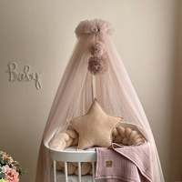 MSonya Baldachin mit Pompons – Beige
