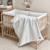 MSonya Teddy Baby Bedding Set, Milky