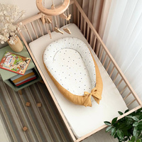 MSonya Nordic Baby Nest – Mustard Polka Dots