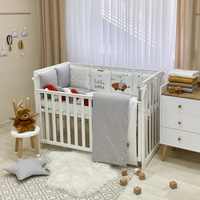 MSonya Baby Bedding Set Art Design Carrot Terracotta